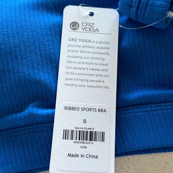 Ribbed Sports Bras U Back - Picture 4 of 5